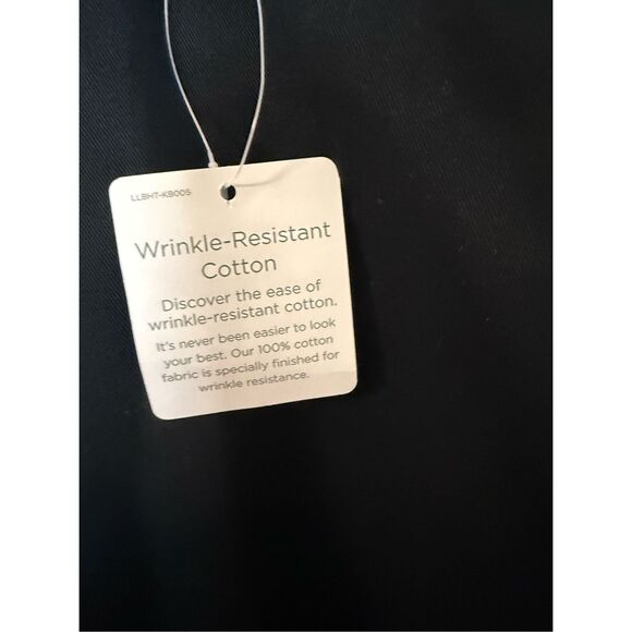 L.L. Bean NWT Original Fit Skirt Womens 20 Straight Navy Cotton Academia Item 27 - Picture 2 of 5